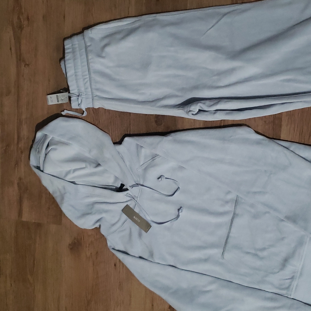 BNWT 2 piece set by J.Crew velour women's hoodie Small, pants XS [ 2piece set ]